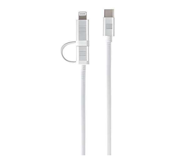 Adam Elements Dual Cable USB-C C/L Mfi 200cm white - 1352324 - zdjęcie 2